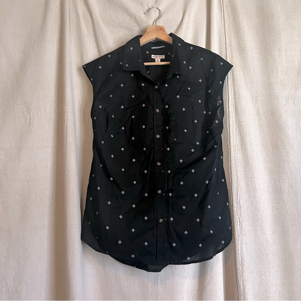 Dark Blue Blouse